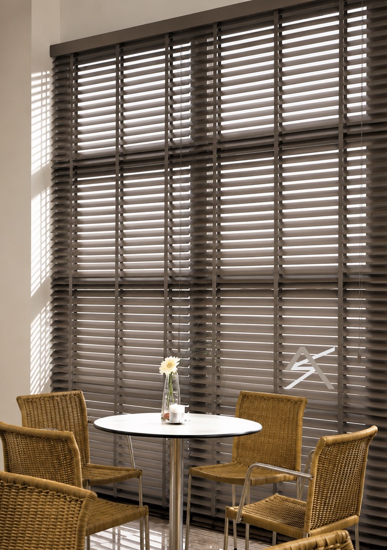 Περσίδες PVC Οριζόντιες 50 mm Σειρά Μ37104 Ash
