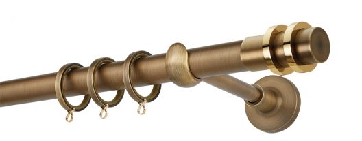 Κουρτινόβεργα PR4116 Μπρονζέ/ORO Φ25 ZOGOMETAL