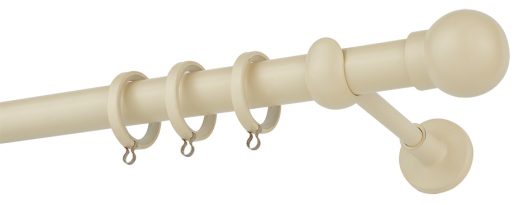 Κουρτινόβεργα CP58 Ιβουάρ Φ25 ZOGOMETAL