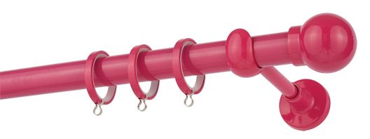 Κουρτινόβεργα CP58 Fuchsia Φ25 ZOGOMETAL