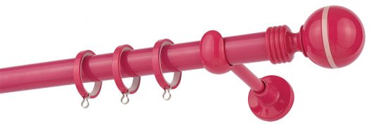 Κουρτινόβεργα CP79 Fuchsia - Pink Φ25 ZOGOMETAL