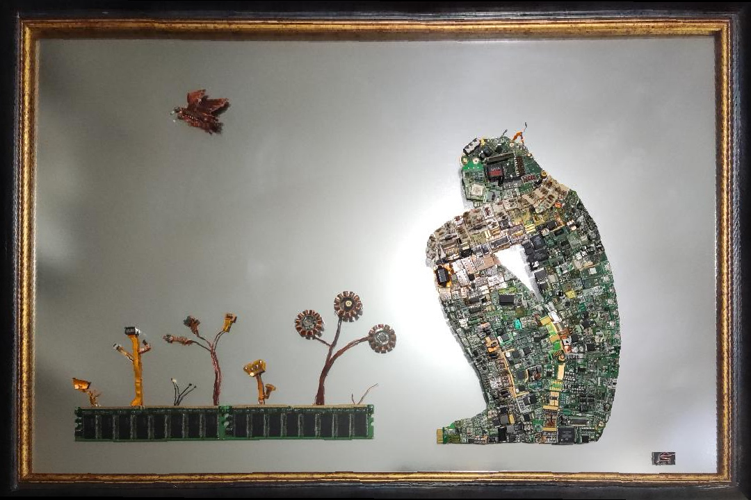 Artificial Intelligence, art mosaic