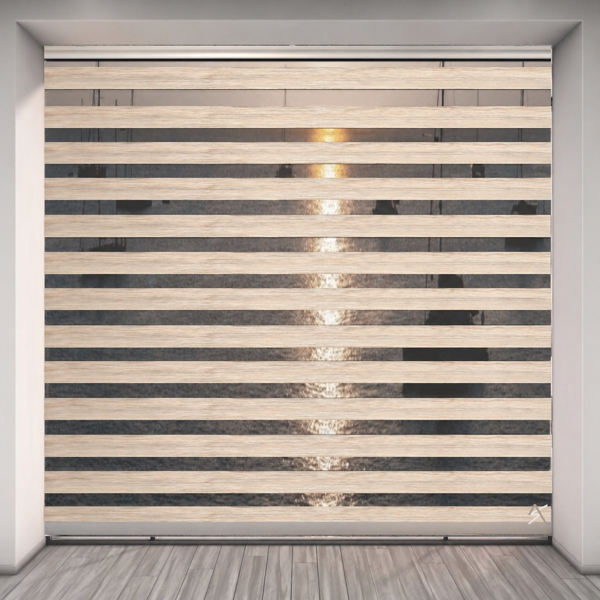 Ρόλερ διπλό k115204 Wood imitation