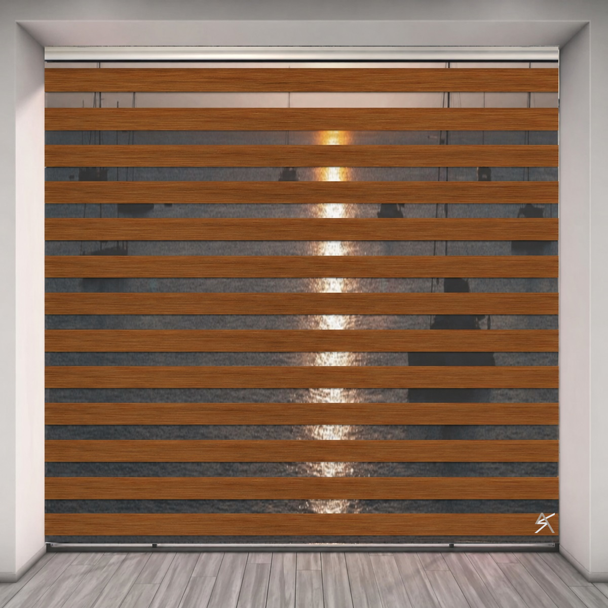 Ρόλερ διπλό k21525 Wood imitation