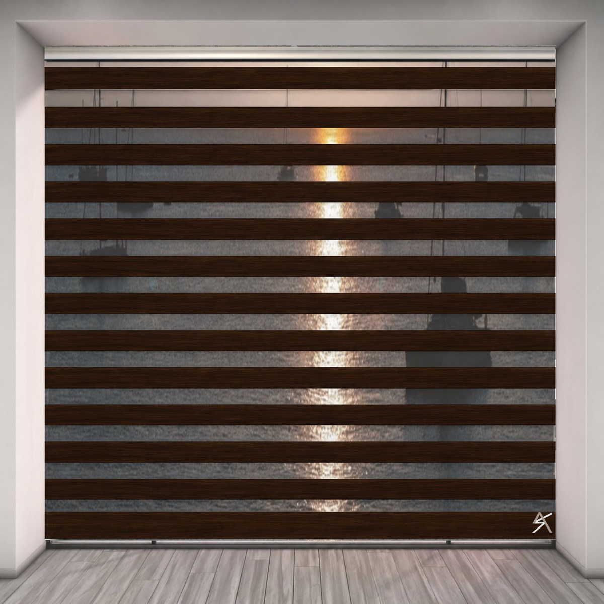 Ρόλερ διπλό k21526 Wood imitation