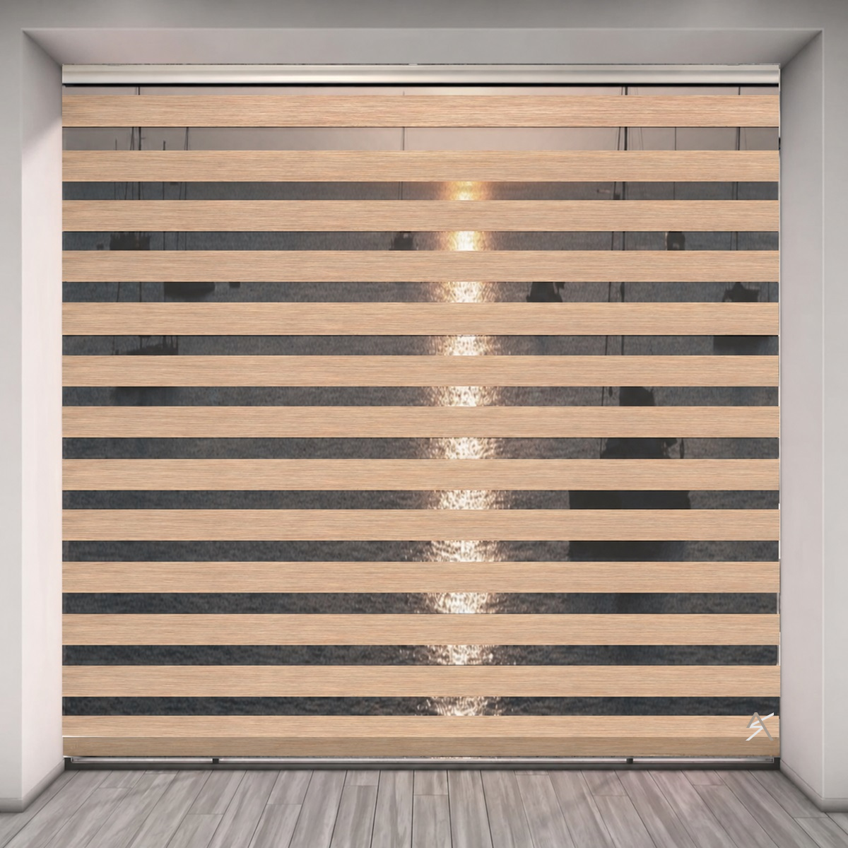 Ρόλερ διπλό k21528 Wood imitation