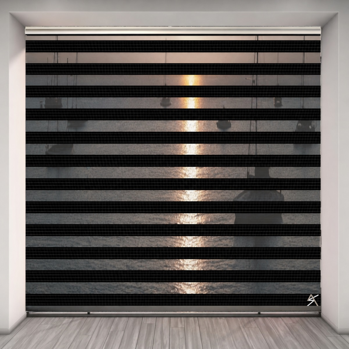 Ρόλερ διπλό k215914 Ριγέ Black